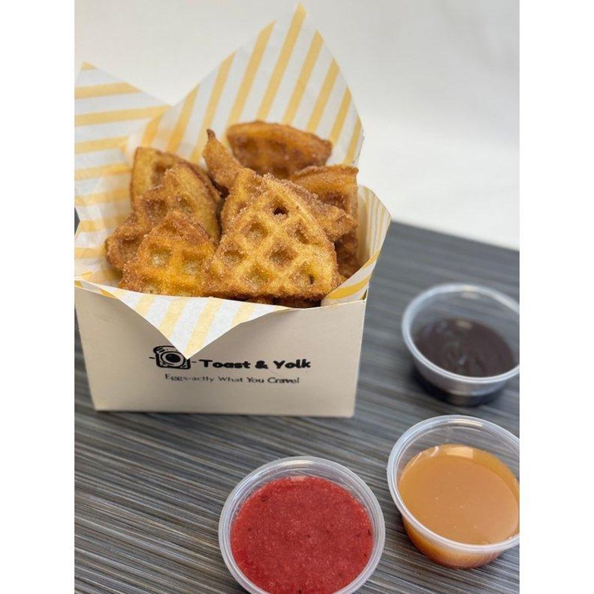 Churro Waffle Bites